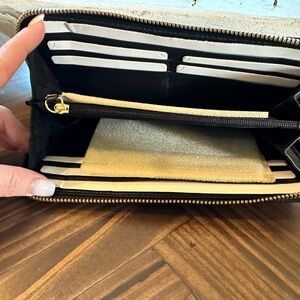 Michael Kors Black Leather Wallet, New with tags